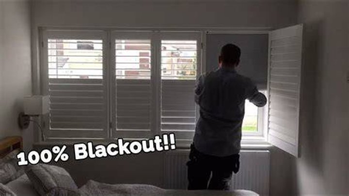 Are plantation shutters blackout?