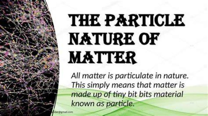 Are smells made of matter?
