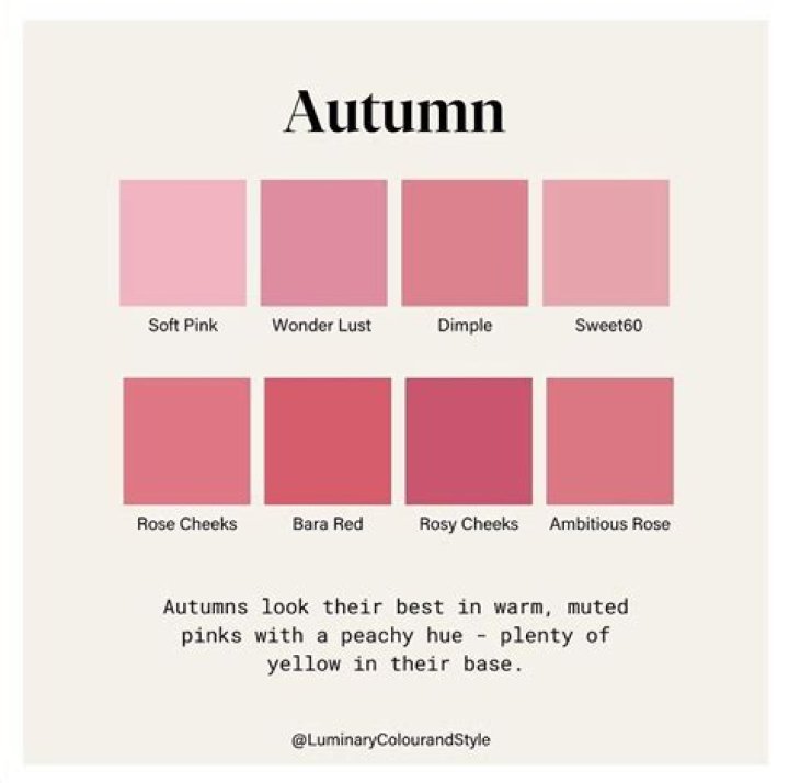 Can autumns wear pink?