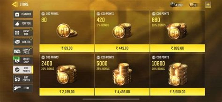Can i transfer cp in cod mobile?