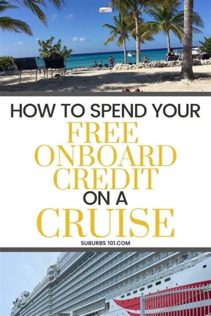 Can you use onboard credit for excursions?