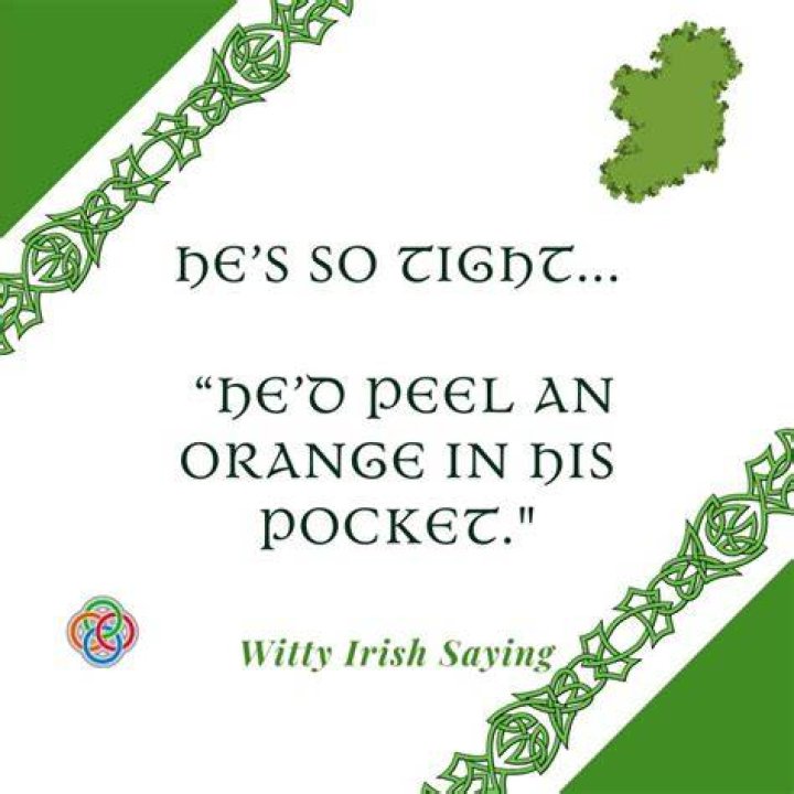 Could peel an orange in his pocket?