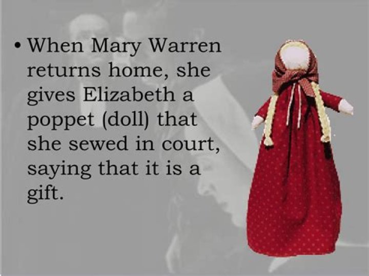Did mary warren know how the poppet?