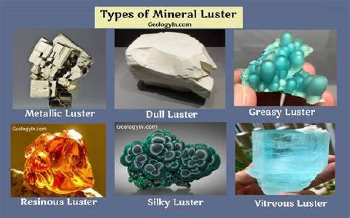 Did metals have luster?