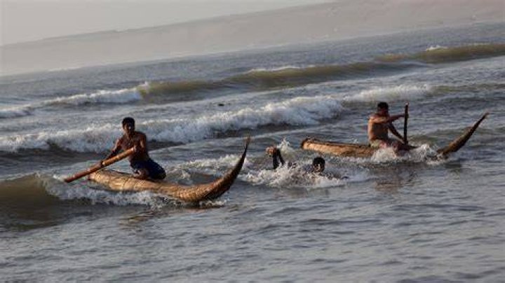 Did surfing originated in peru?