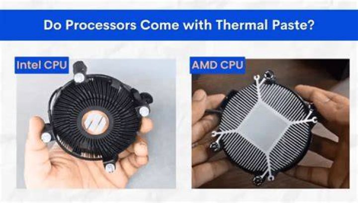 Do cpus come with thermal paste amd?