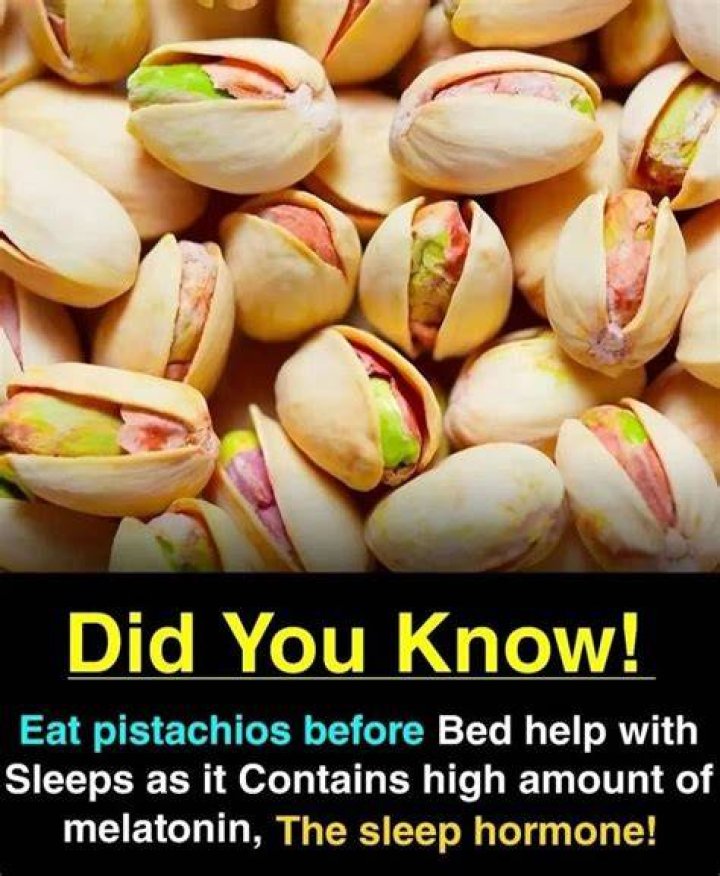 Do pistachios help you sleep?