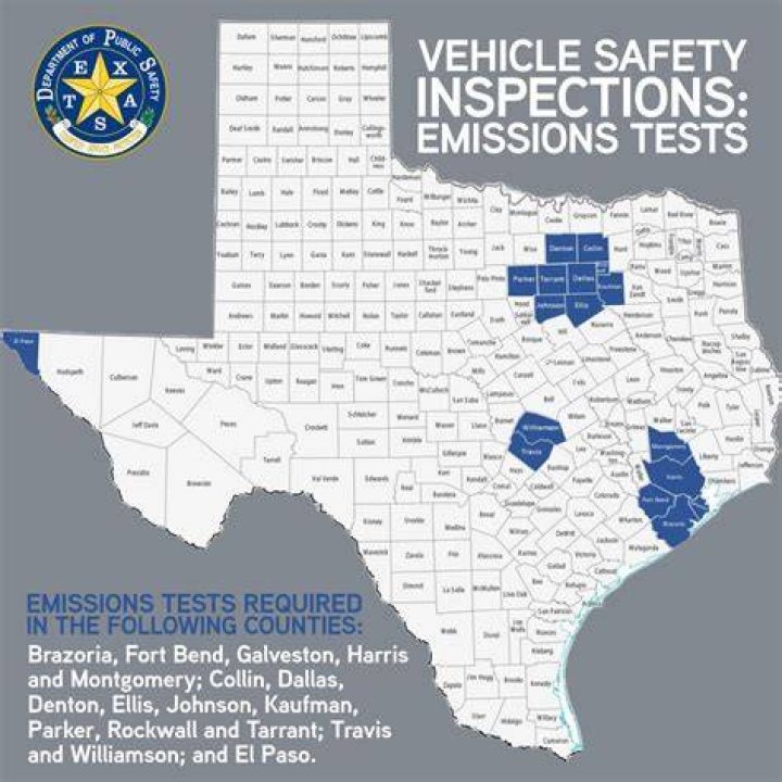 Does comal county require emissions testing?