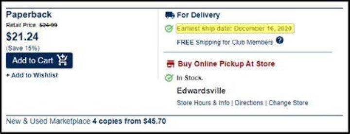 Does earliest date mean?