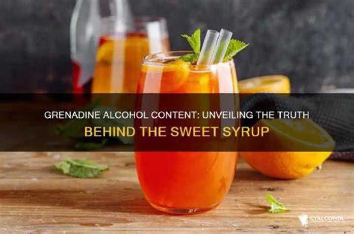Does grenadine have alcohol?