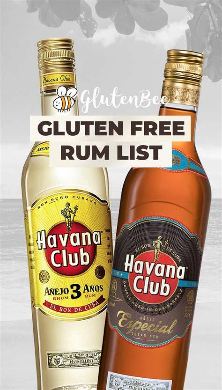 Does rum have gluten?