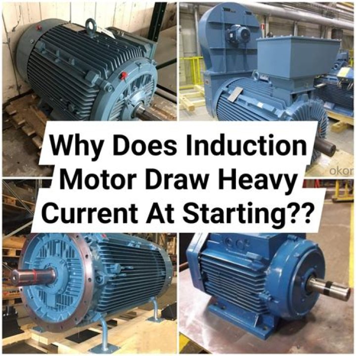 During starting induction motor draws heavy?