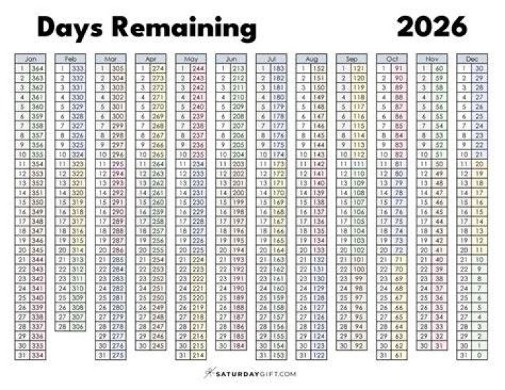 How many days in a year?