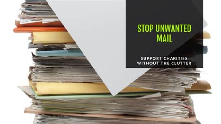 How to stop mail solicitations from charities?