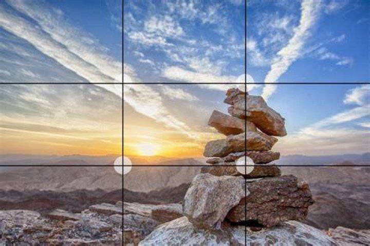 In rule of thirds composition?