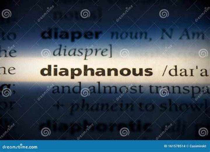 Is diaphanous ness a word?