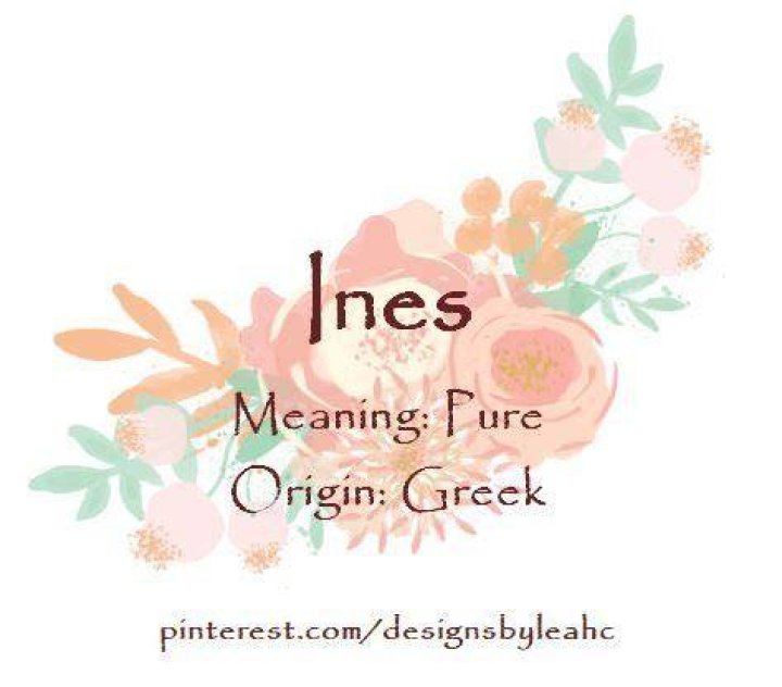 Is ines a girl name?