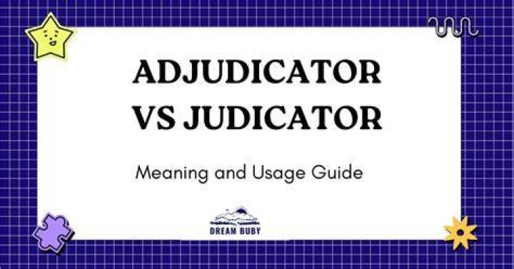 Is judicator a word?