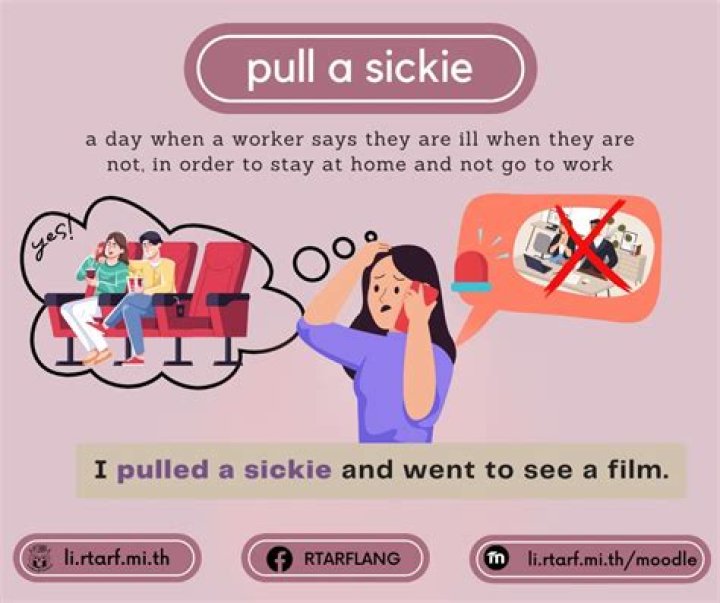 Should i pull a sickie?