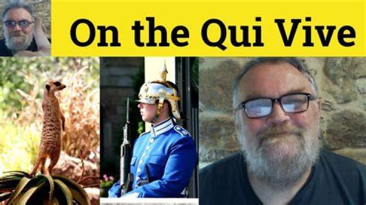 Were on the qui vive?