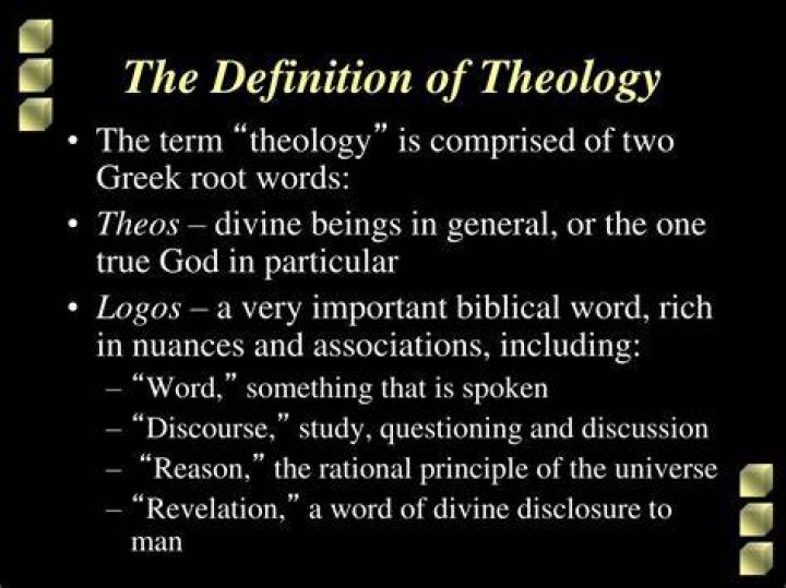 What does theology mean?