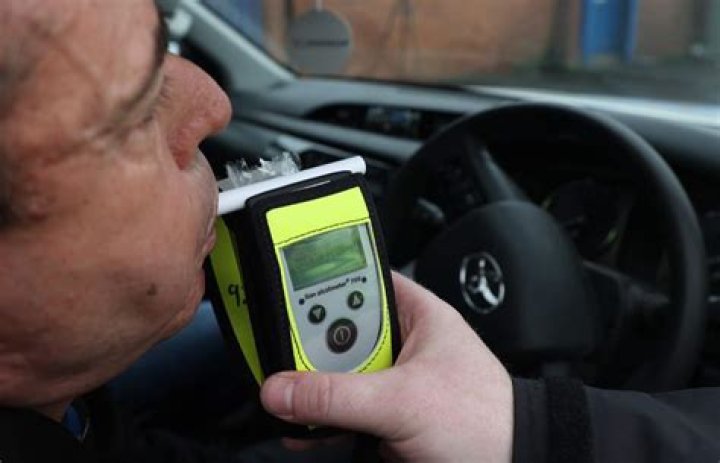What happens during a breath test?