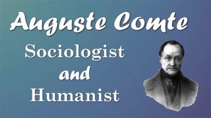 What is society according to auguste comte?