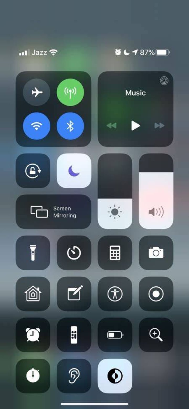 What is the little crescent moon on my ipad?