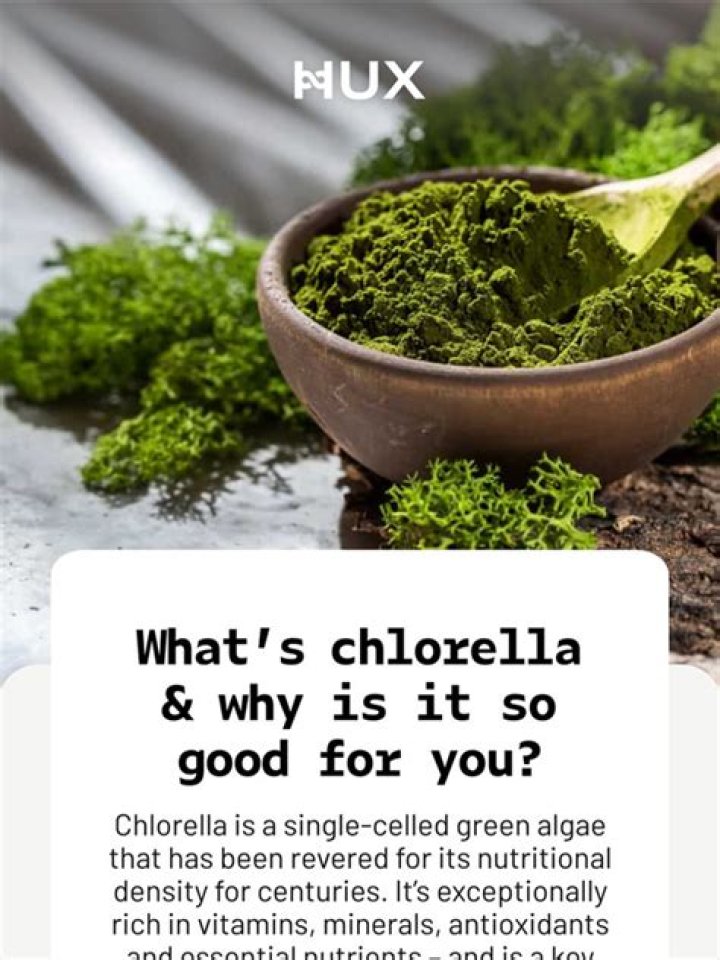 What's chlorella good for?