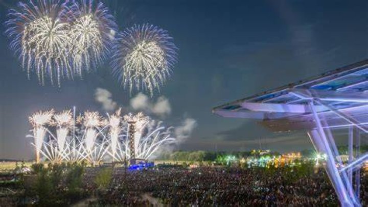 When are the blue ash fireworks?