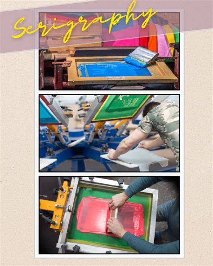 When is serigraphy used?
