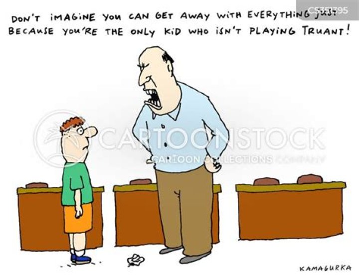 When someone is truant?