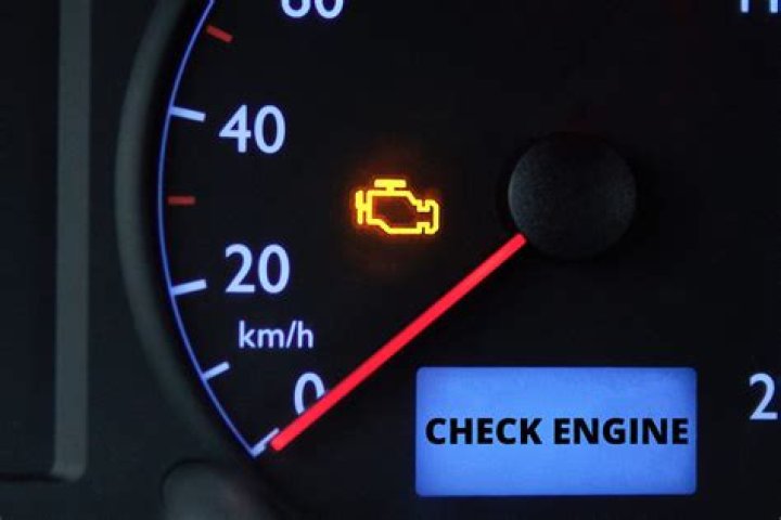 When the check engine light is flashing?