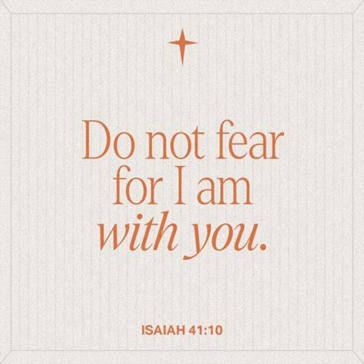 Where in the bible does it say be not dismayed?