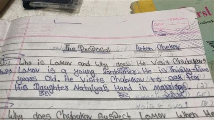 Who is lomov and why does he visit chubukov?