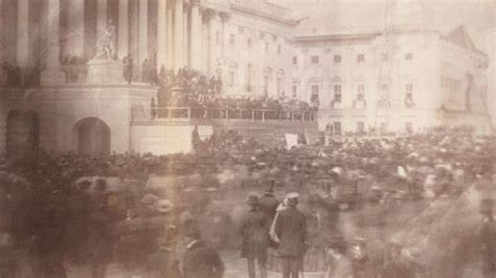 Whose inauguration was the first to be photographed?