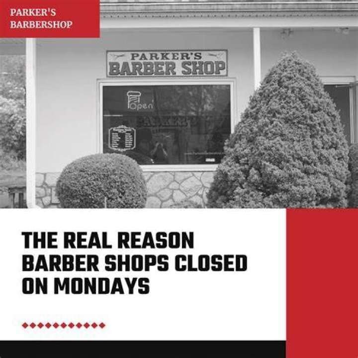 Why saloon shops closed on tuesday?