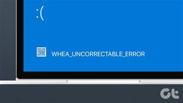 Why whea uncorrectable error?
