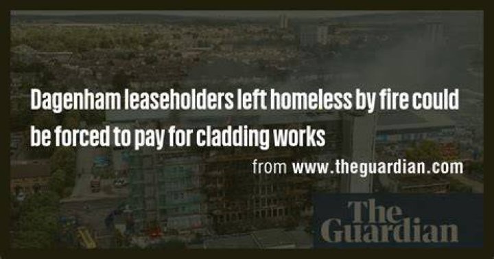 Will leaseholders have to pay for cladding?